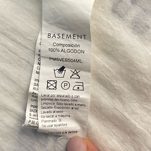 Basement Embroidered Cotton Short Dress - Picture 9 of 12